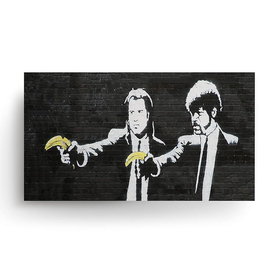 The World of Banksy Pulp Fiction/ポスター Pulp Fiction by Banksy Background & Meaning | MyArtBroker
